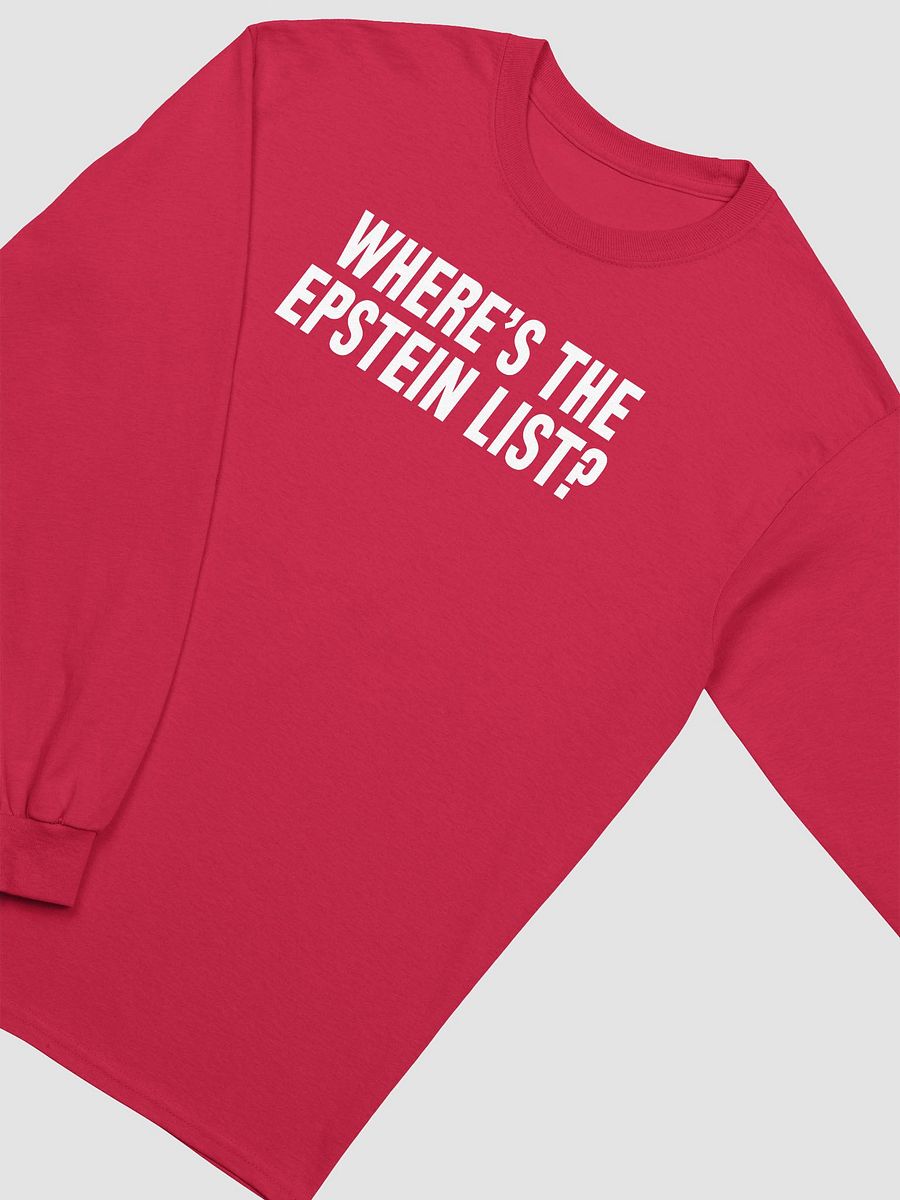 Where's the Epstein List? product image (5)