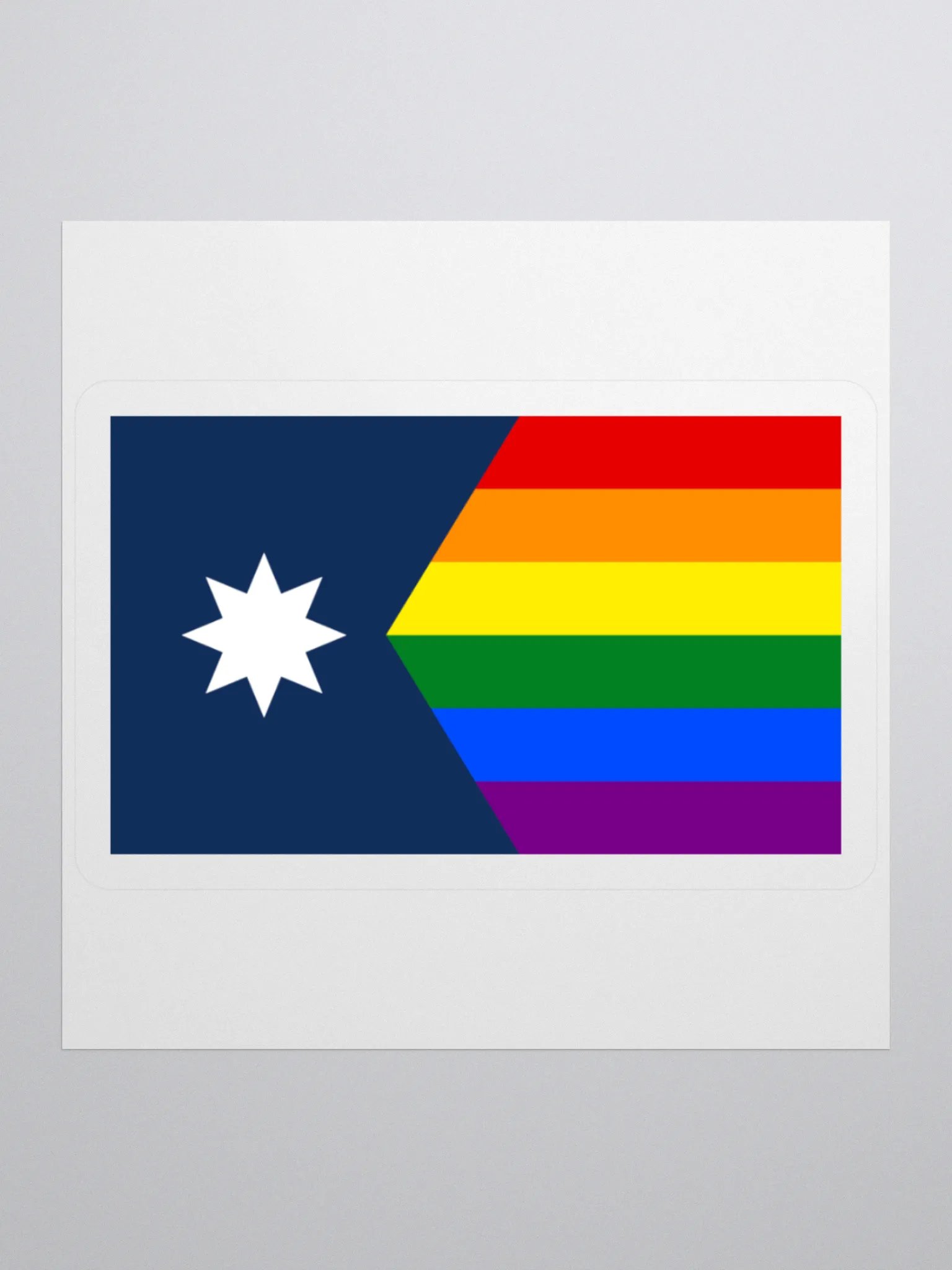 Minnesota Pride Rainbow Sticker product image (3)