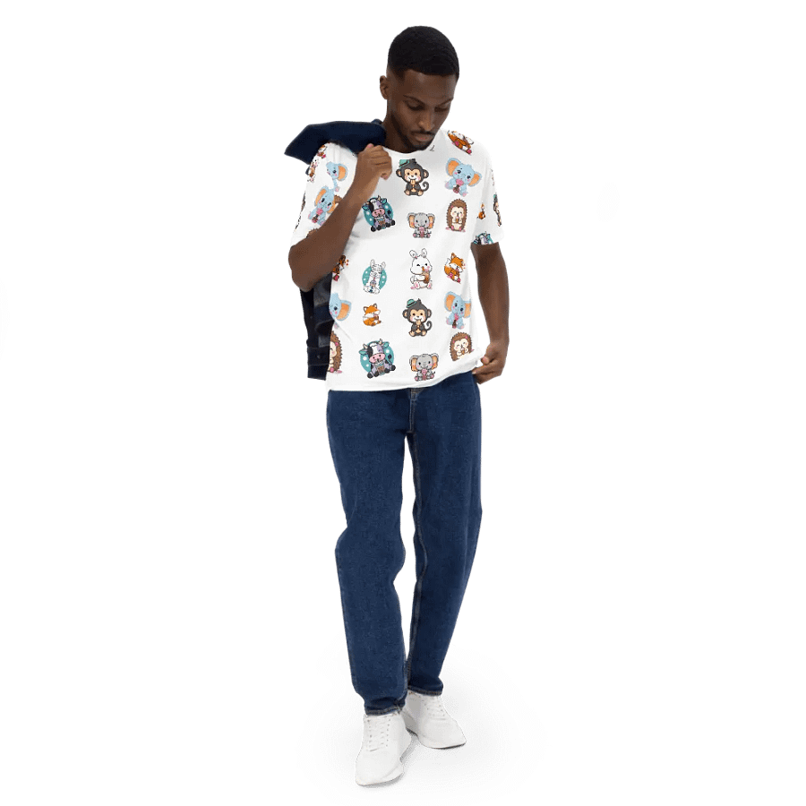 Adorable Kawai animals All-Over Print Tee product image (5)