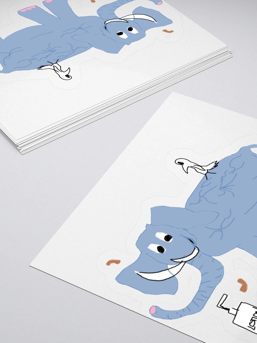 Dry Elephant Sticker product image (7)