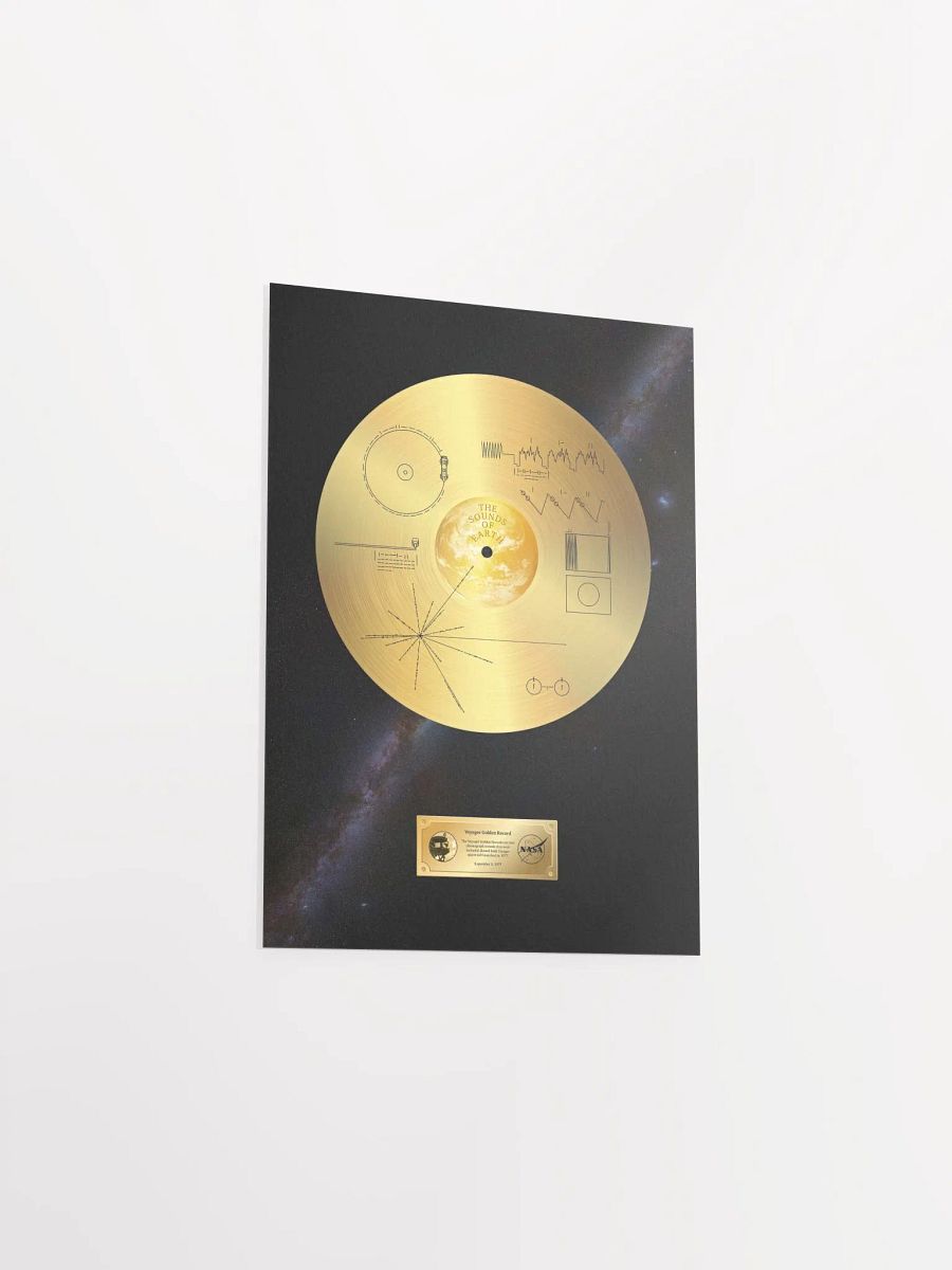 NASA Voyager 1 Golden Record — space poster, science print product image (12)