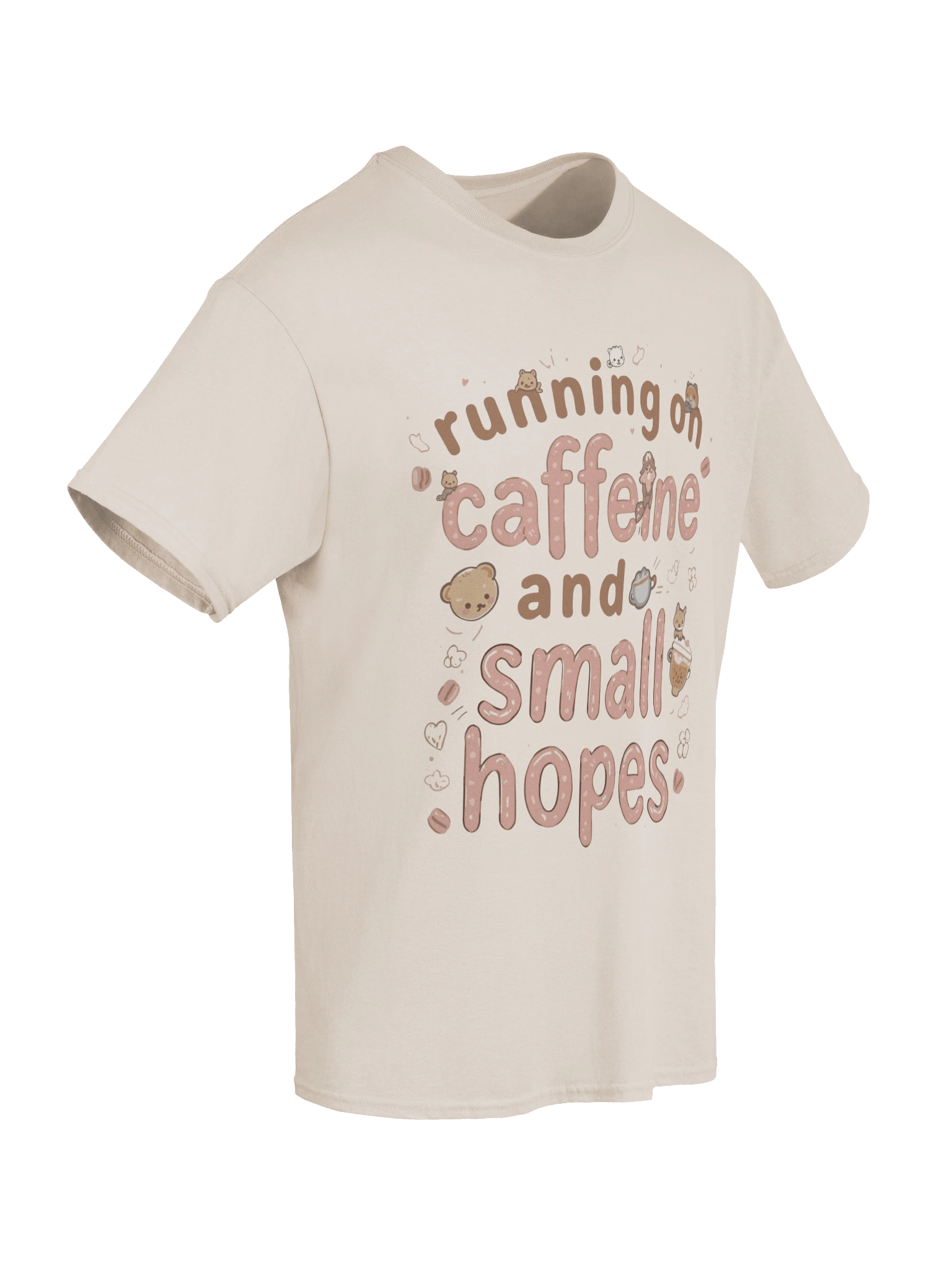 Running on Caffeine & Small Hopes Tee☕✨ (Because that’s basically a personality trait now) product image (116)