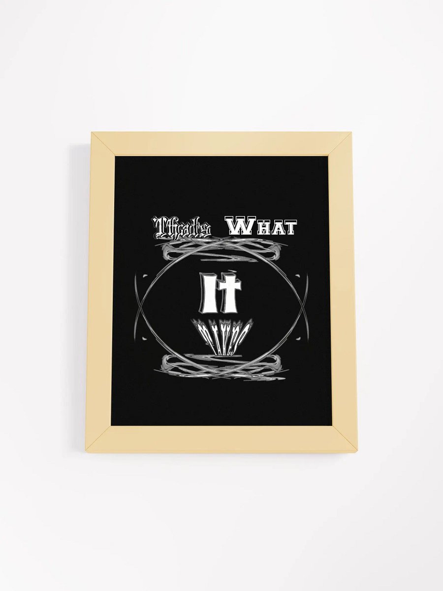 That's What It Takes - Framed - Black - High-Quality Matte Poster product image (1)