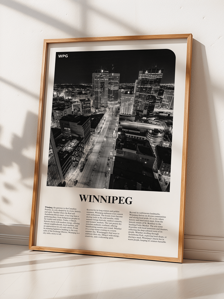 Winnipeg 02 Newspaper Poster product image (2)