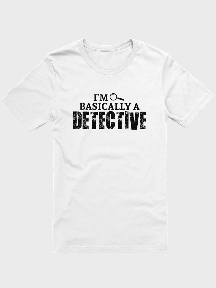 Women's Basically A Detective (White) product image (1)