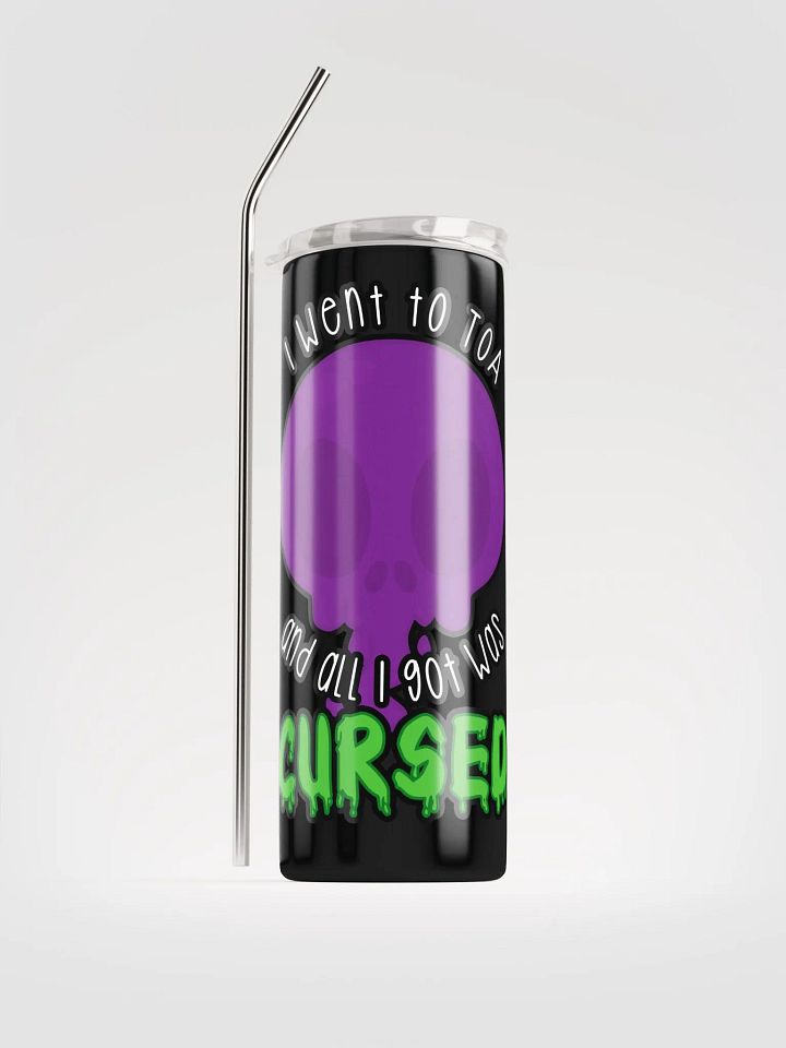 All I Got Was Cursed - Demon Hunter - Tumbler w/Straw product image (1)