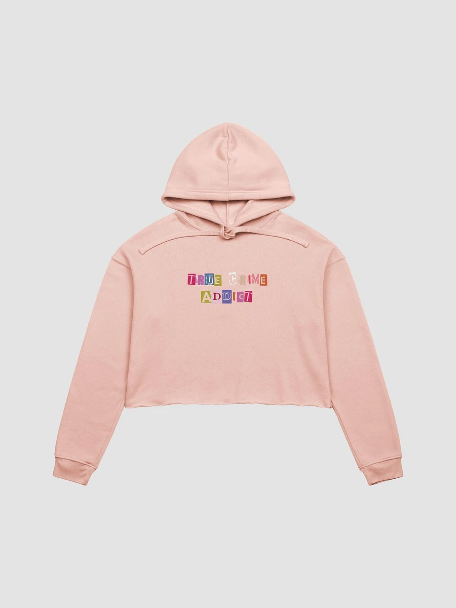 True Crime Addict Crop Sweatshirt - Peach product image (1)