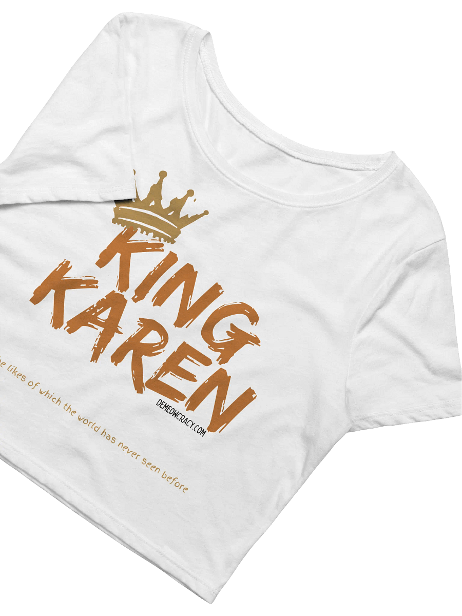 King Karen Crowned Women's Crop Tee product image (4)