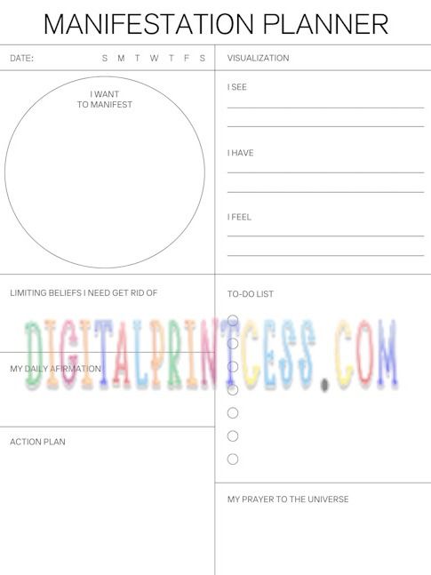 Manifestation Planner product image (1)