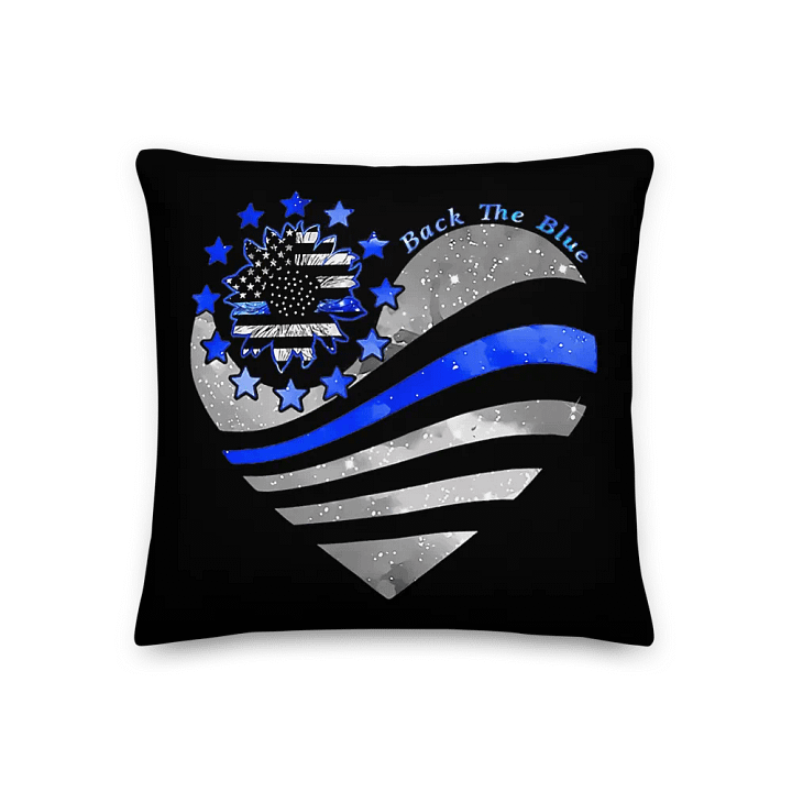 Back the Blue Heart - Pillow product image (1)