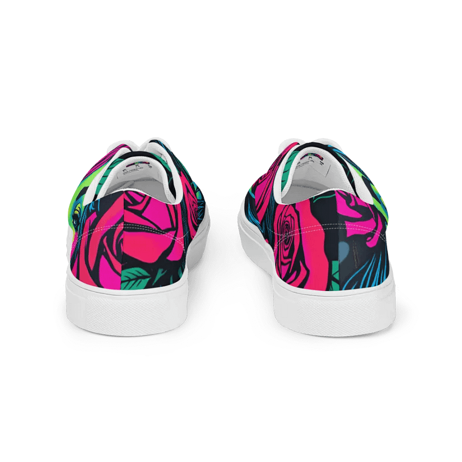 Neon Grafitti Amiga, Lace-Up Canvas Shoes, Women's sizes product image (5)
