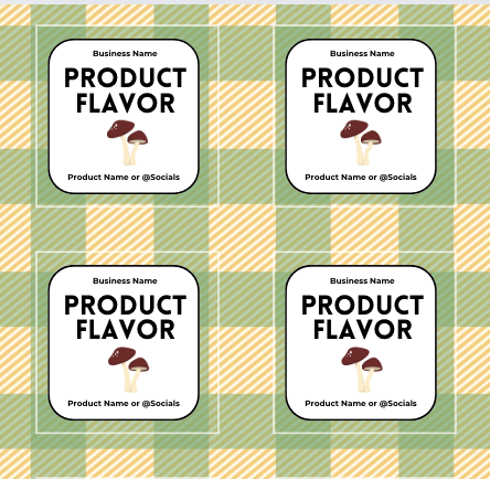 Mushroom Meadow Plaid Template Bundle product image (4)
