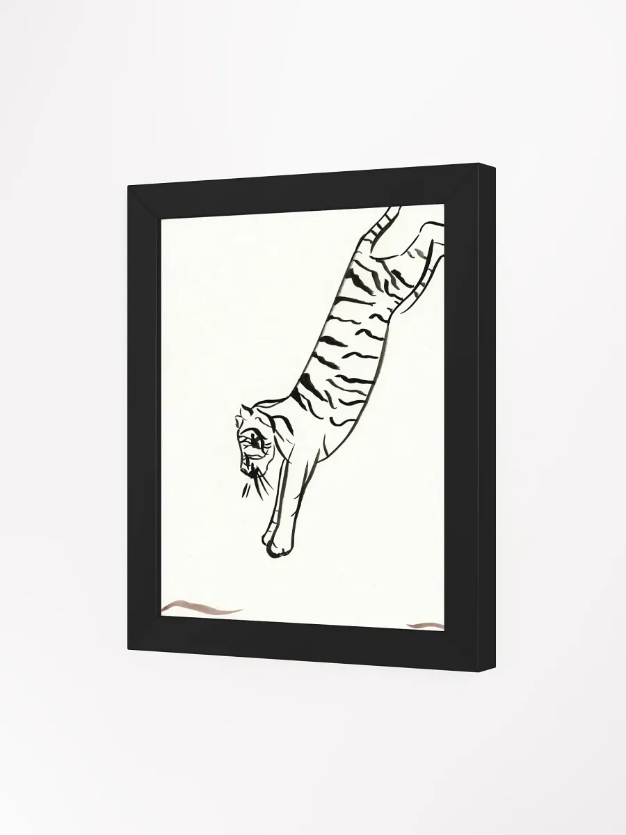 Jumping Tiger Framed Print product image (7)