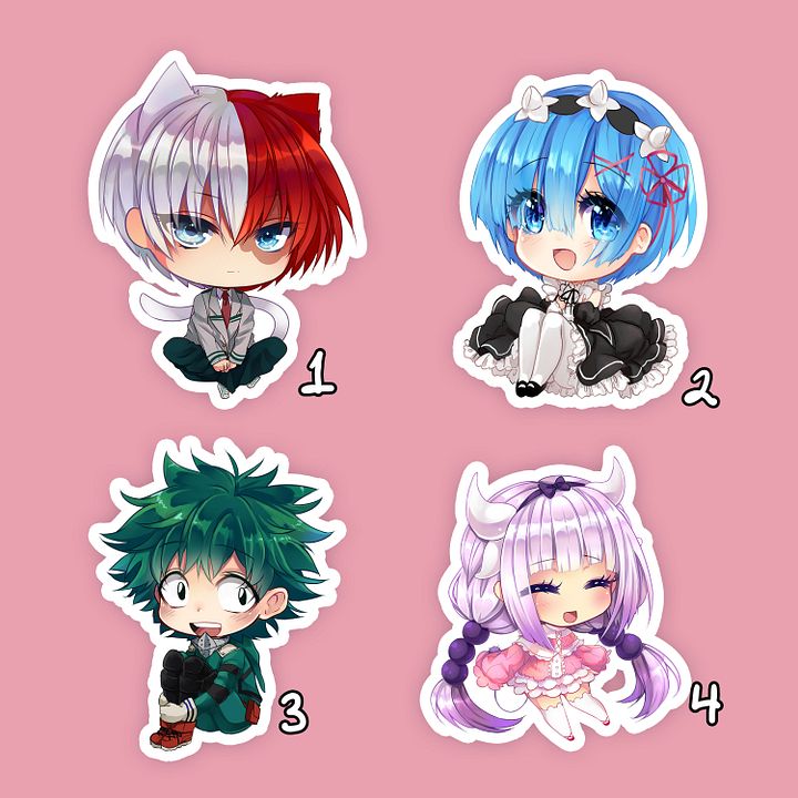 Anime Chibi Stickers product image (1)
