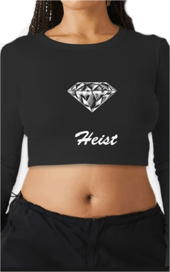Diamond heist crop tops /hoodies women product image (3)