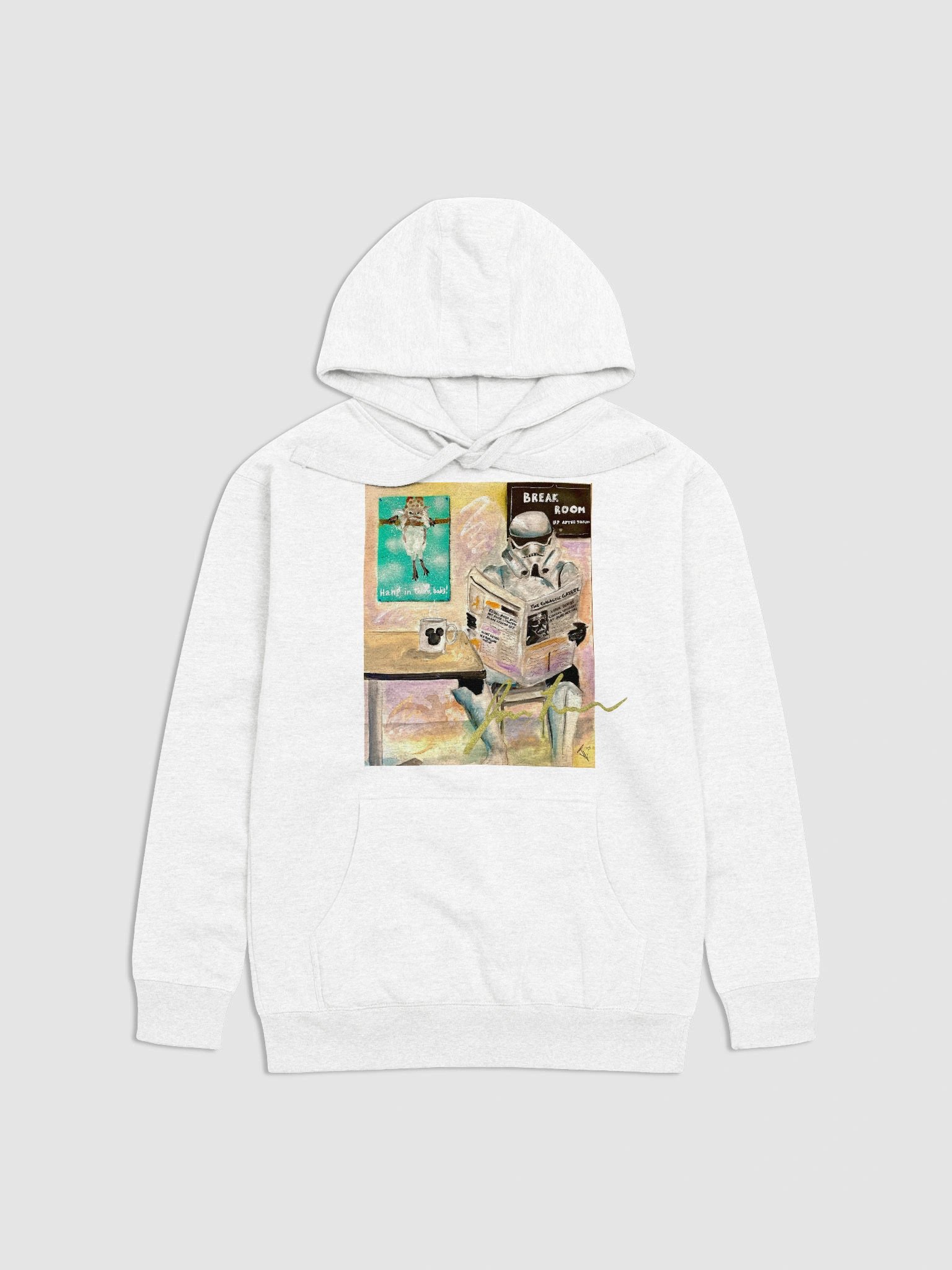 Stormtrooper Taking a Break in the Office Break Room Hoodie product image (1)