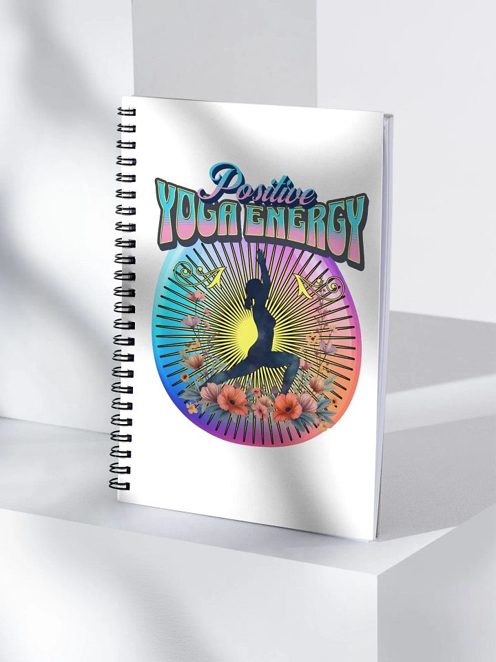 Positive Yoga Energy Radiant Serenity Spiral Notebook product image (1)