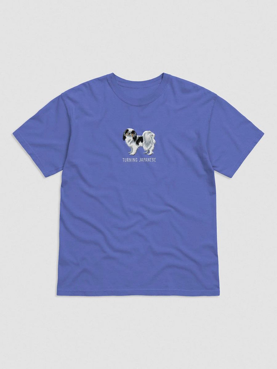 Turning Japanese T-Shirt(Embroidered) of a Japanese Chin(Tricolor) product image (4)