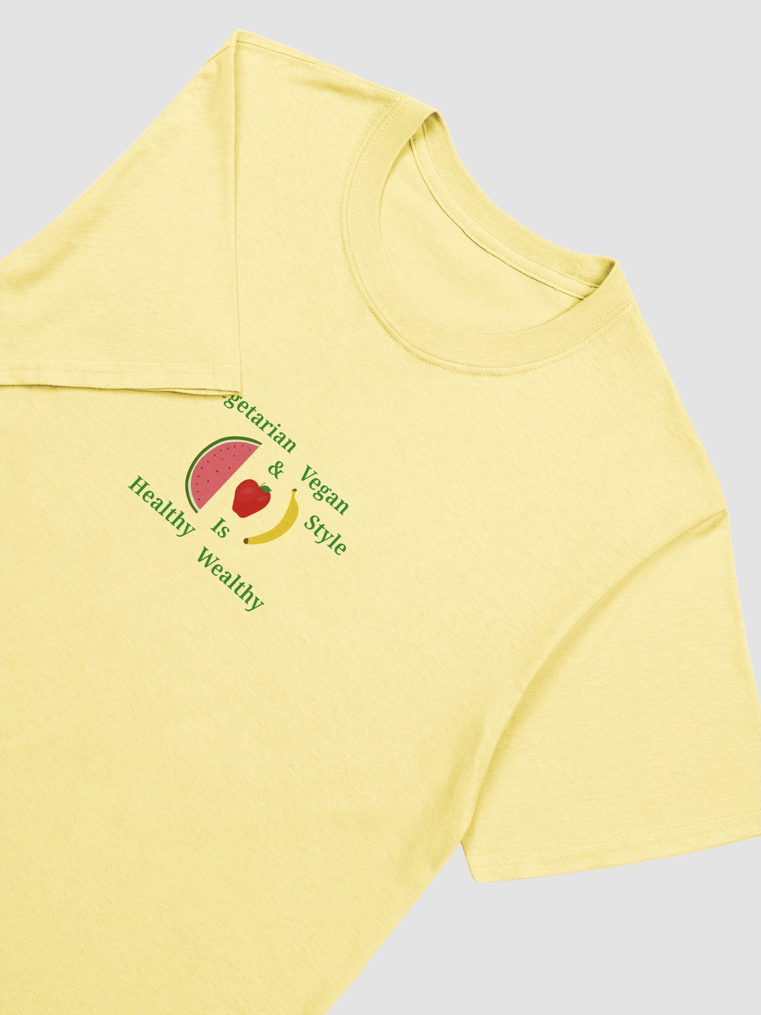Healthy & Wealthy Vegetarian T-Shirt product image (7)
