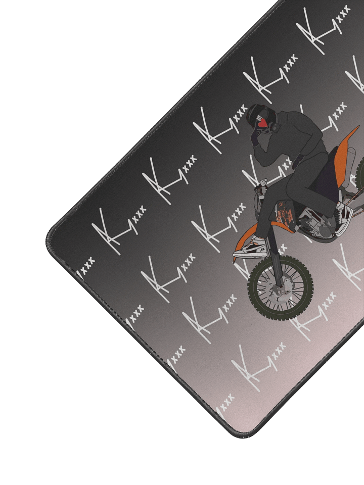 Signature backdrop w/ Heart-hand | 18 x 12 in Mousepad product image (2)