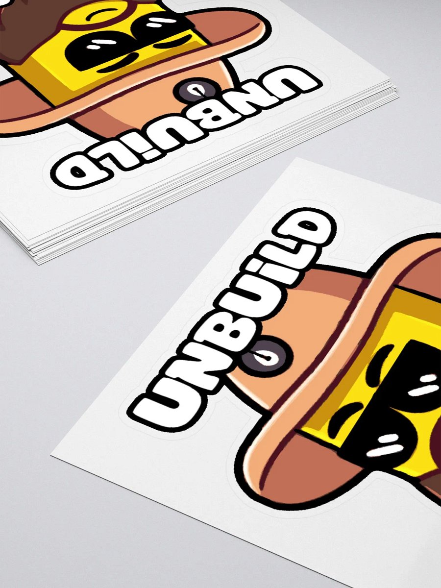 Unbuild Time - Kiss cut sticker product image (11)