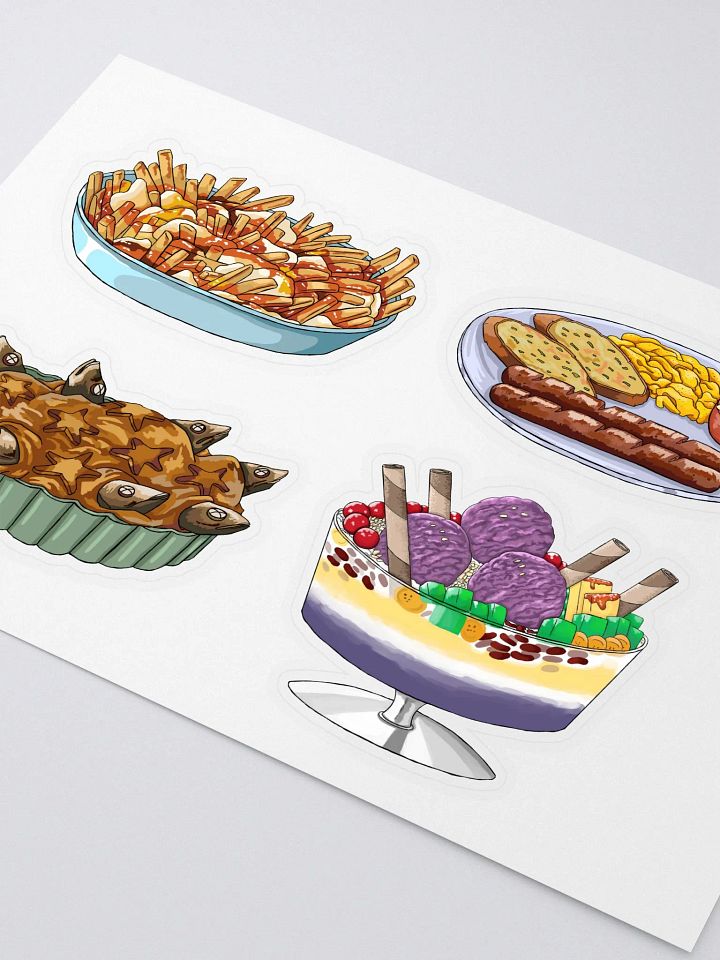 Food themed sticker sheet (3rd batch) product image (2)
