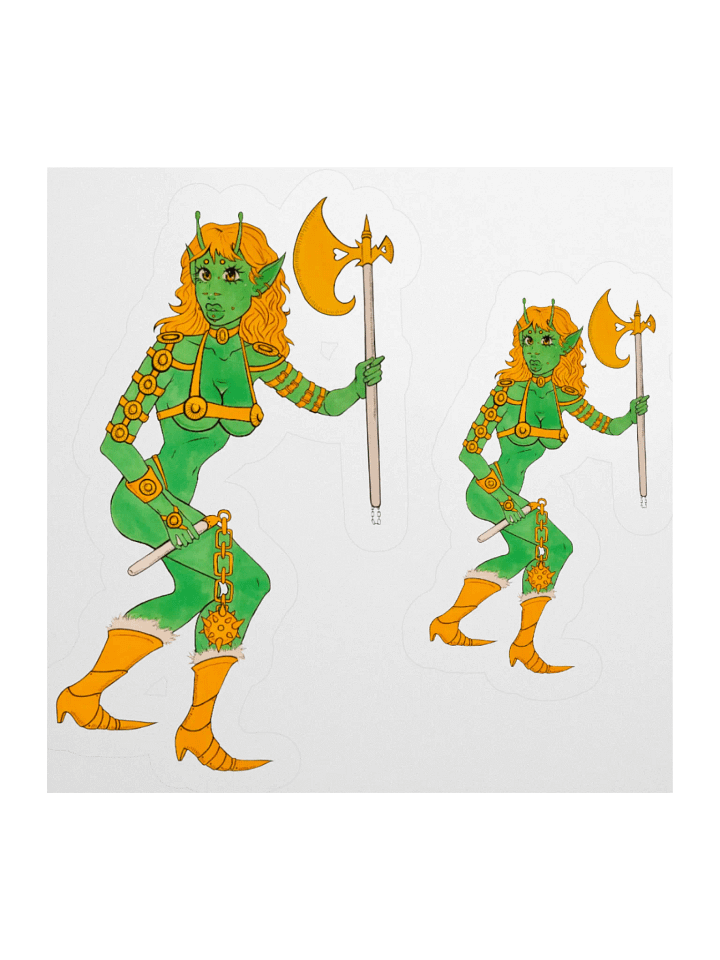 Pinuptober day 23 small stickers product image (1)