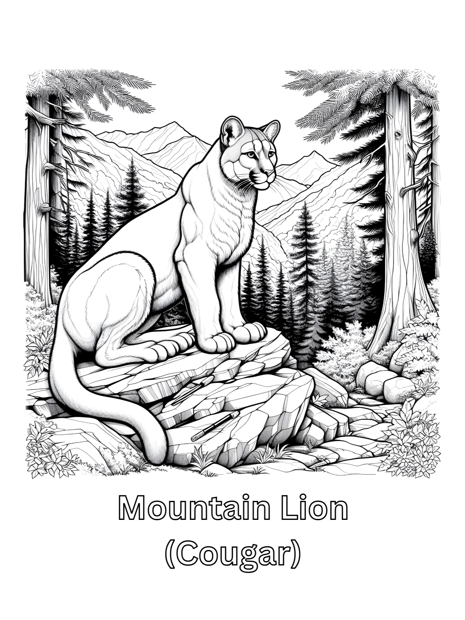 Wild Wonders: American Animals Coloring Book PDF product image (4)