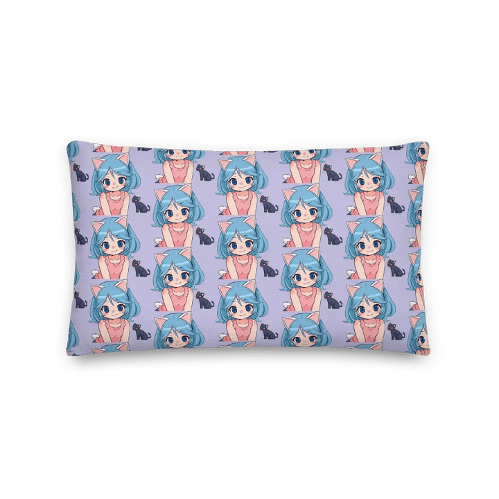 Whimsical Cat-Eared Dreamer Pillow product image (5)