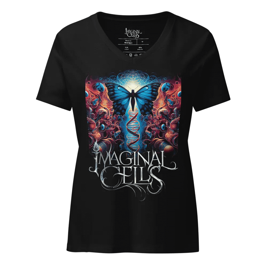 Metamorphosis Butterfly DNA Relaxed V-Neck Tee product image (1)