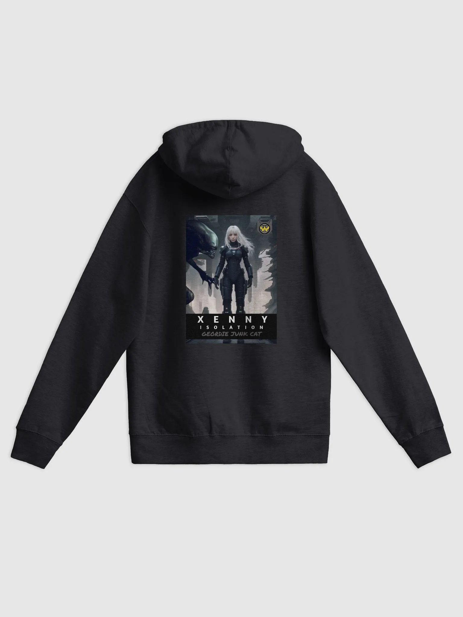 XENNY ONE Back Print Zip-Up Hoodie (US SHIPPING) product image (1)