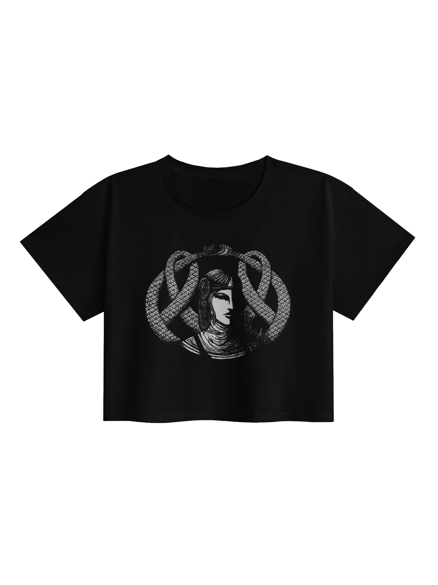 Hel in Black Portrait Women's Premium Crop Top by AS Colour product image (2)