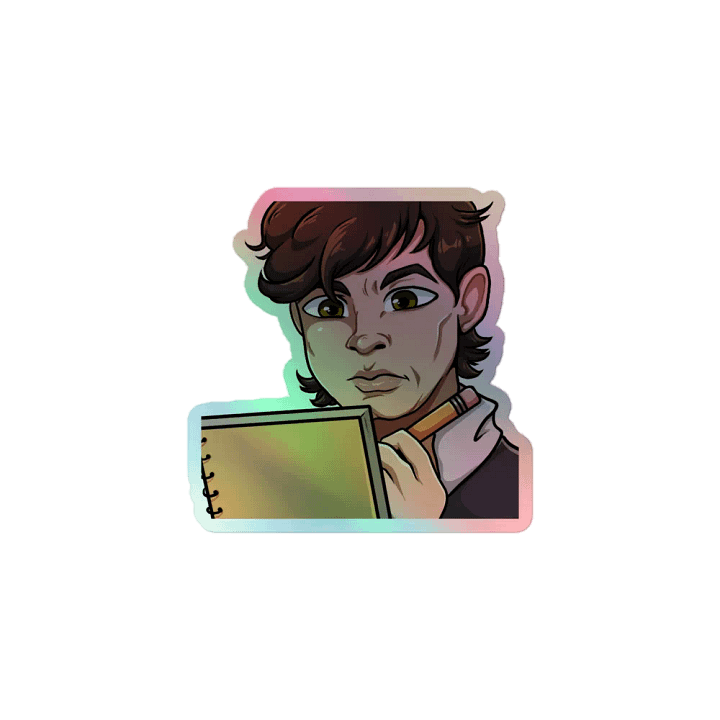 Notes Holographic Sticker product image (1)