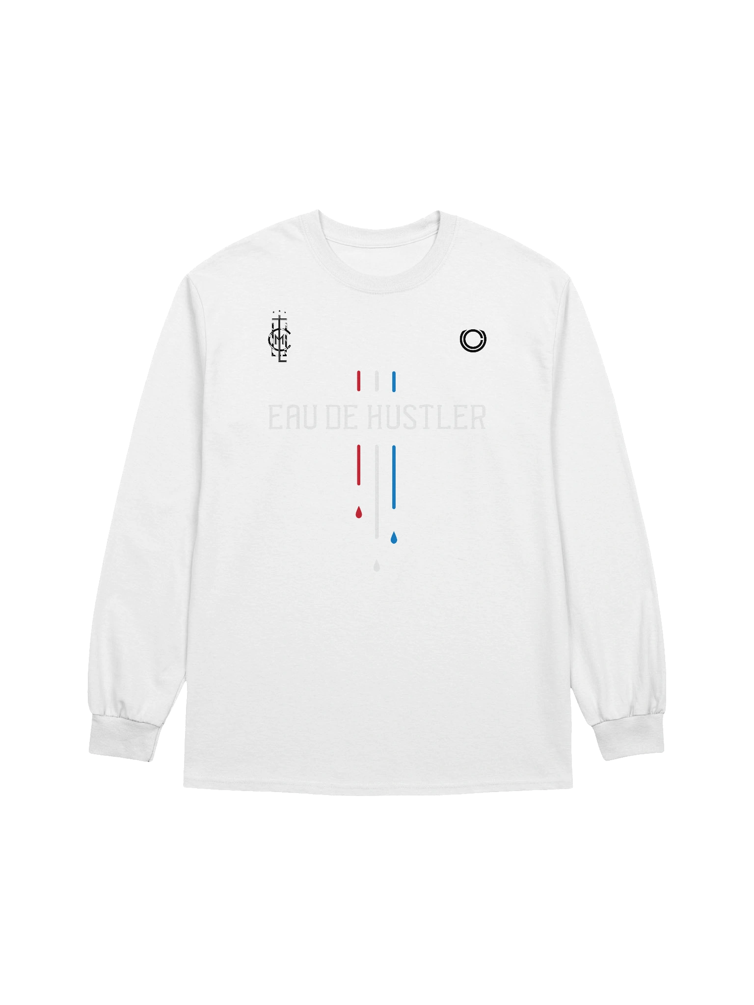 Core - White Eau de Hustler Long Sleeve product image (1)