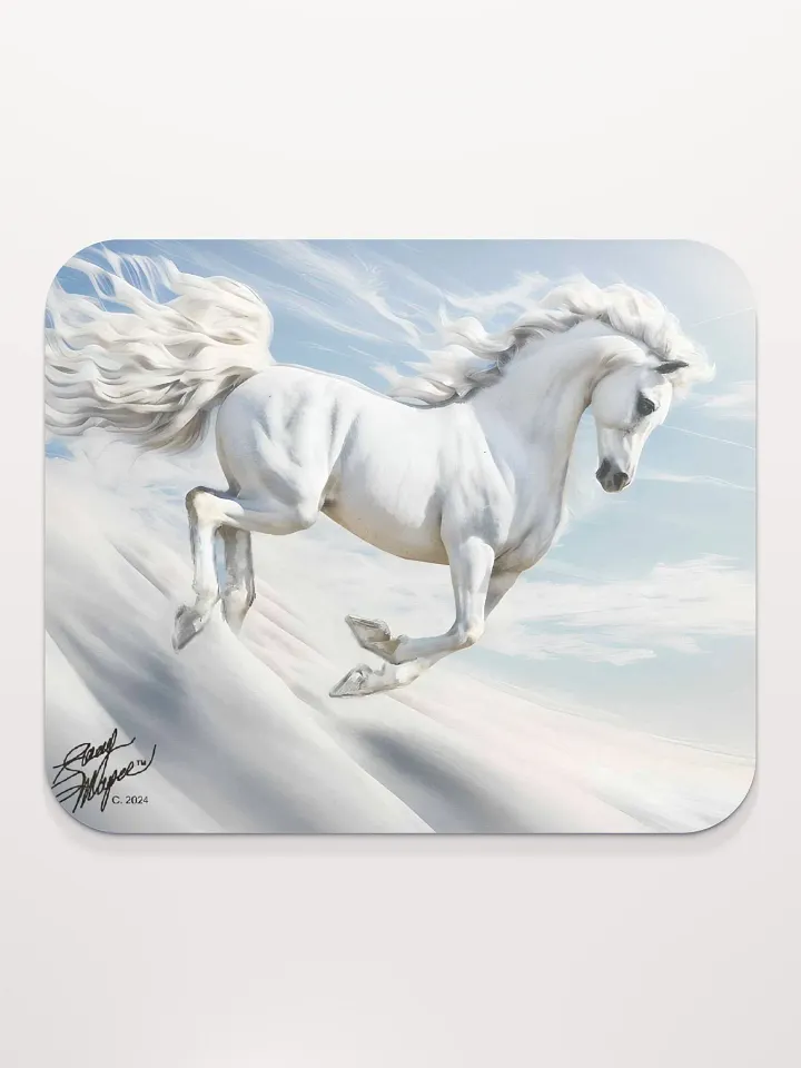 Behold a White Horse Mousepad product image (2)