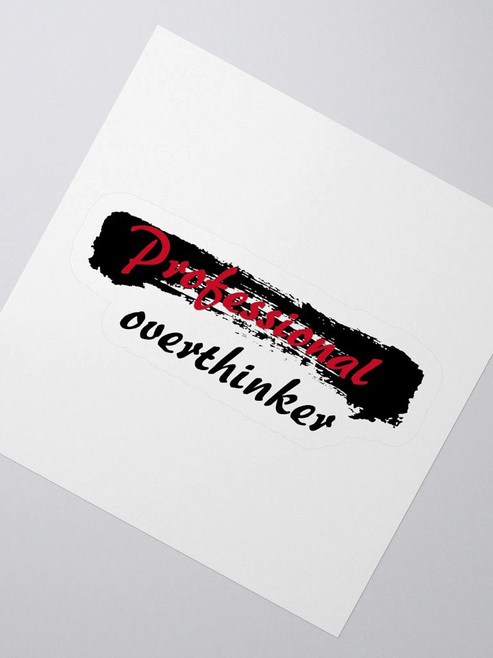 Professional Overthinker Kiss Cut Stickers product image (6)