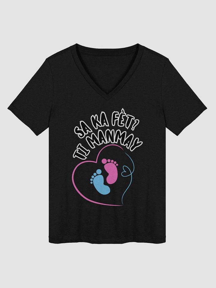 Heartfelt Maternity Message V-Neck Tee product image (17)