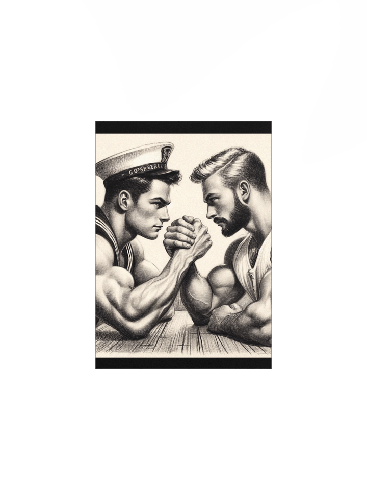 Up Close and Personal: Sailors – Tom of Finland Tribute Gay Pride Graphic Design Poster product image (1)