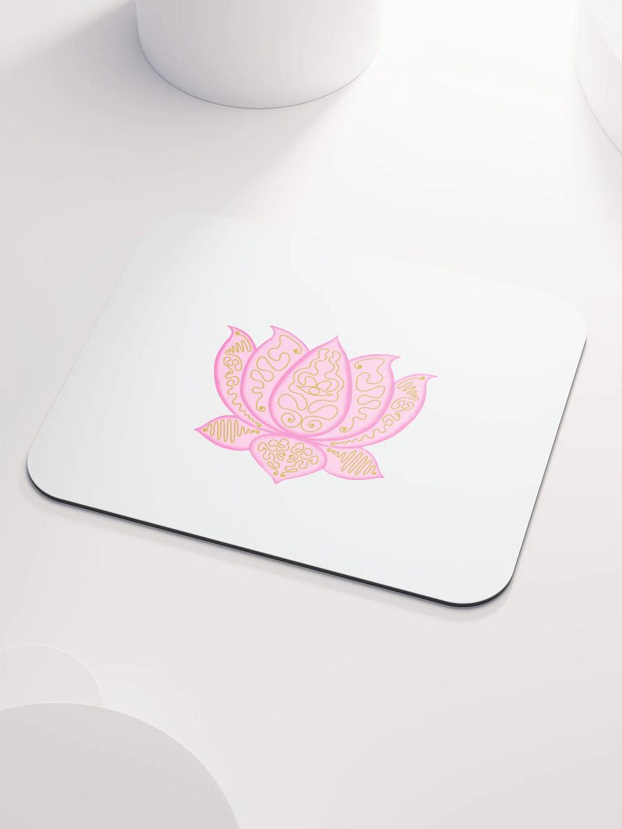 Golden Lotus Mouse Pad product image (3)