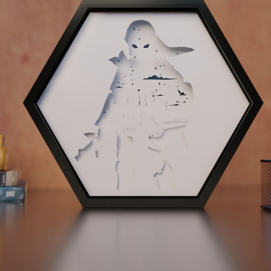 Zelda Lightbox template 2 in 1 - PDF PNG SVG DXF + Video Tutorial product image (5)