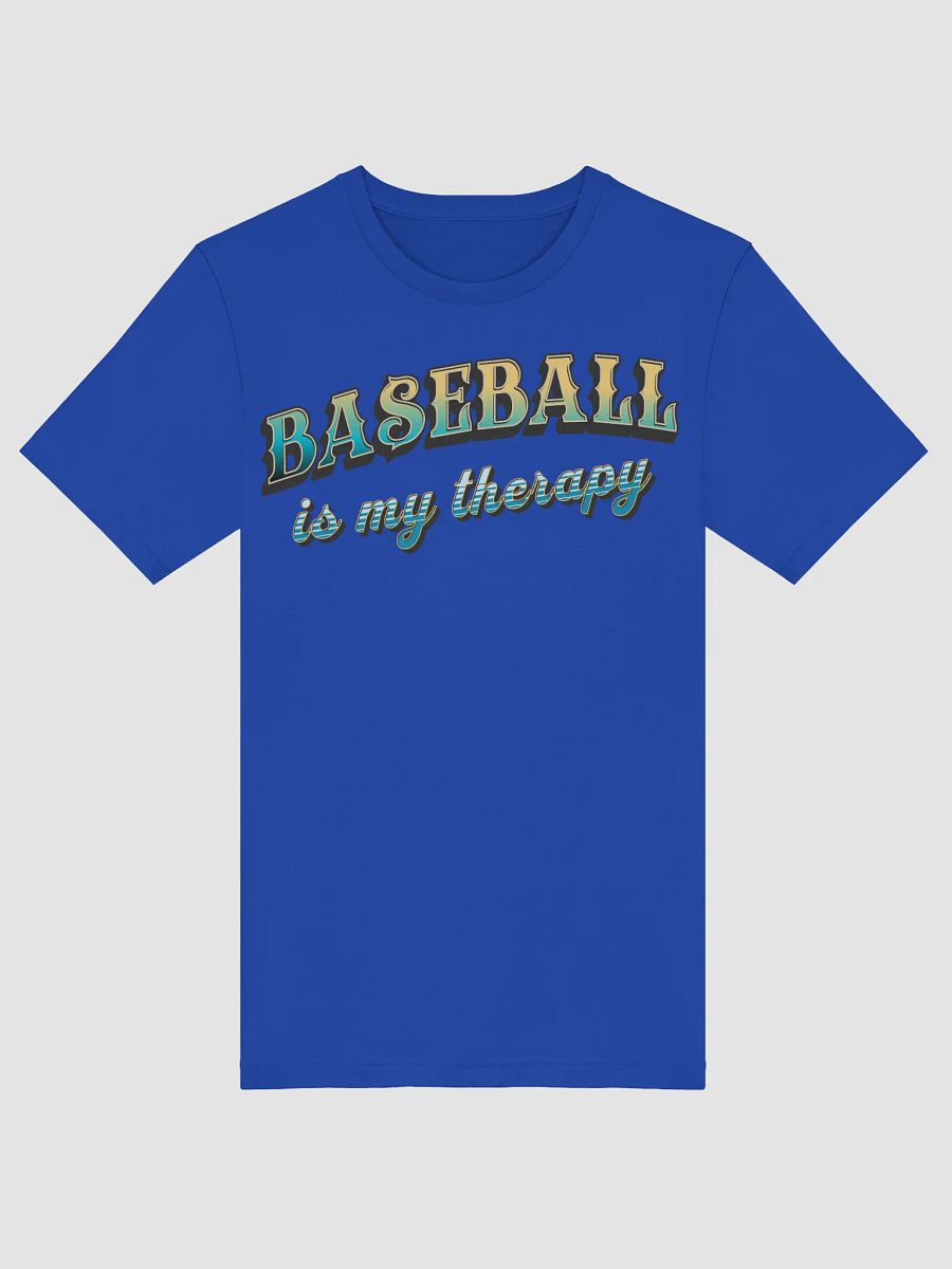 Baseball Is My Therapy Vibes T-Shirt product image (9)
