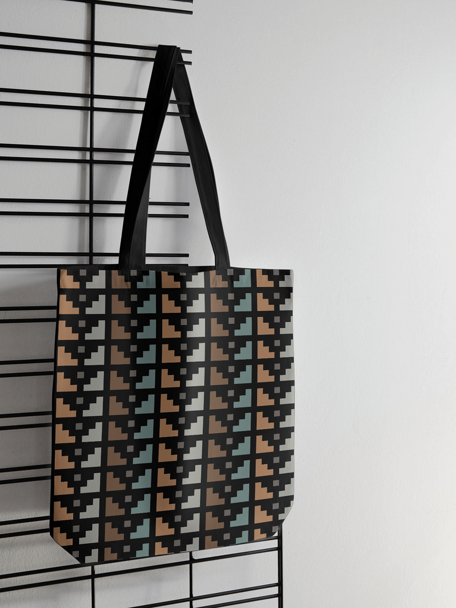 Earthy African Print Tote Bag product image (1)