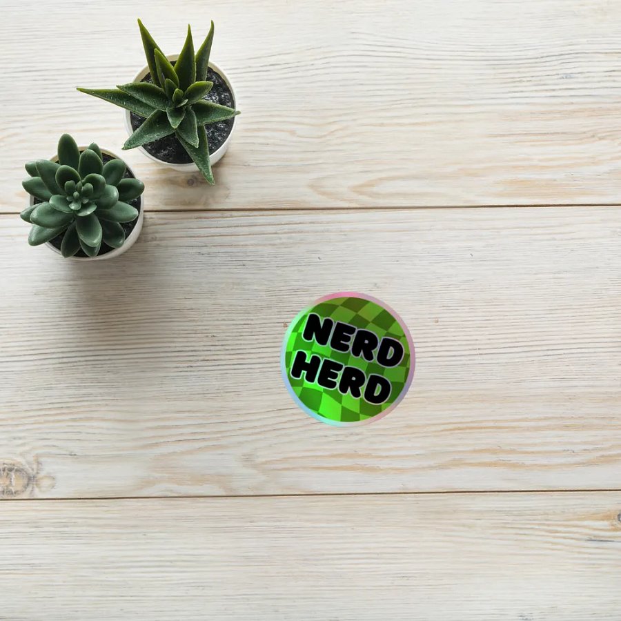 Holo Nerd Herd sticker product image (8)