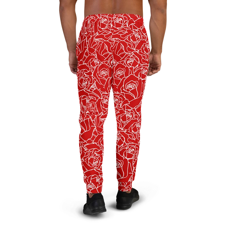 Loads of Roses · red-white joggers product image (2)