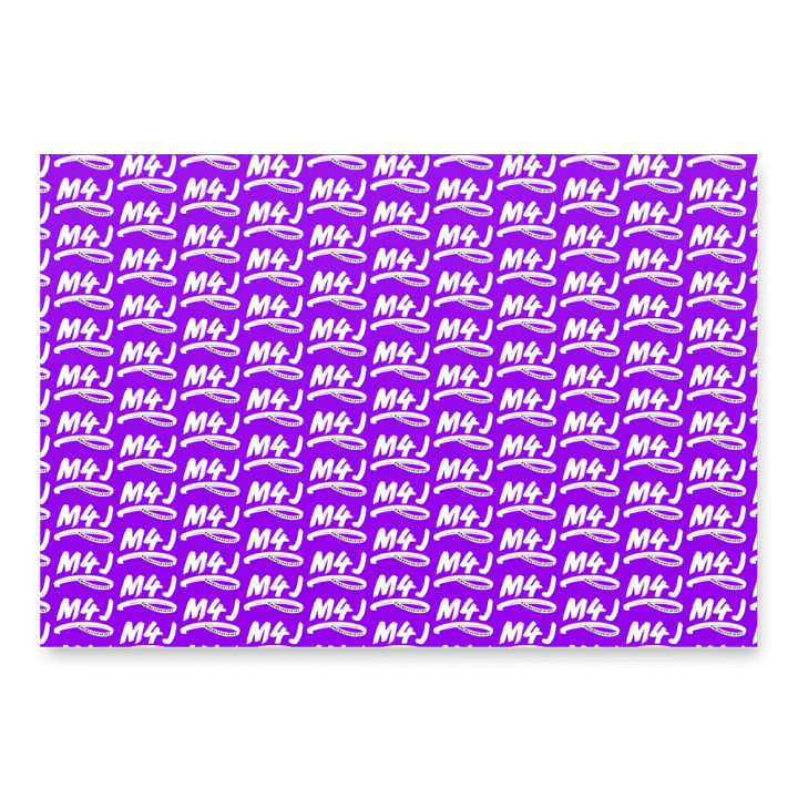 M4J Logo Gift Wrapping Paper product image (1)