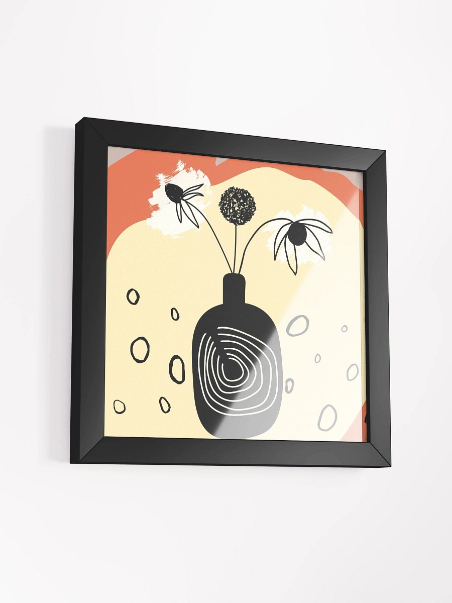 Minimalistic Vase and Flowers Framed product image (4)