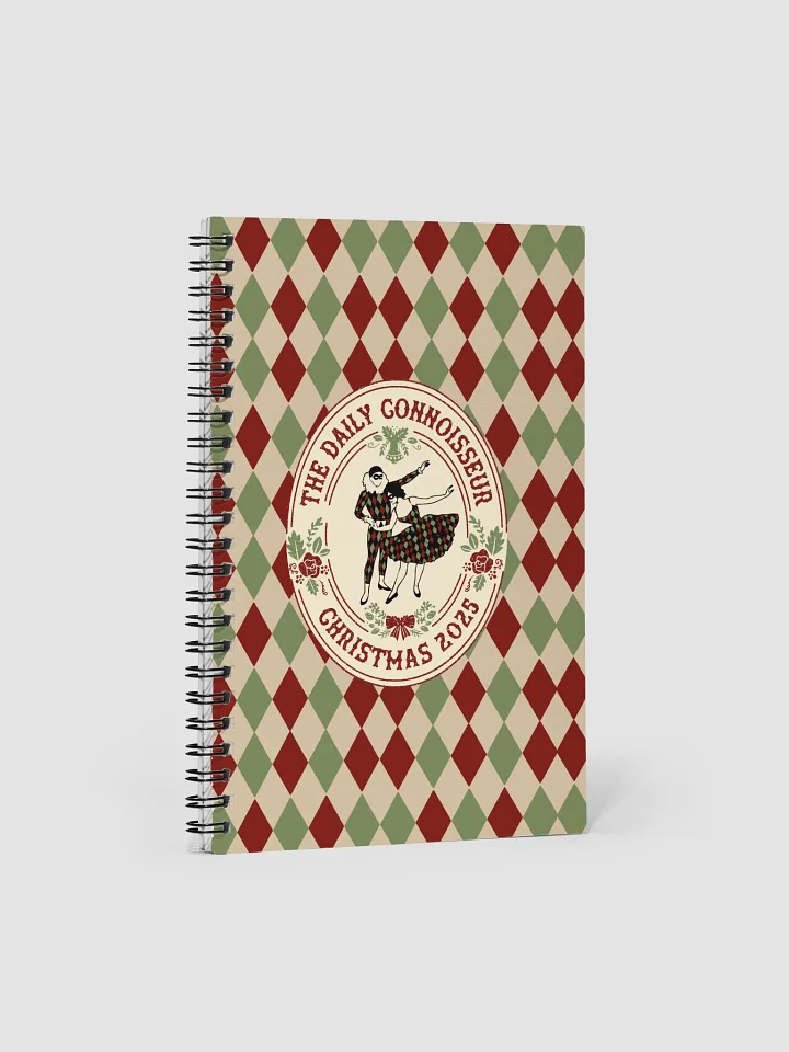 Harlequin Christmas Spiral Notebook product image (1)