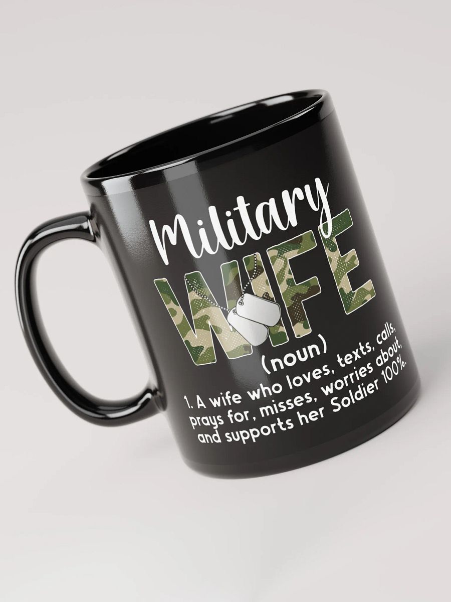 Military Wife - Black Mug product image (1)