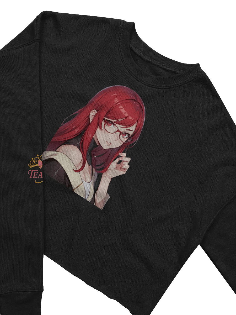 (Red WAIFU) K Crop Sweatshirt product image (3)