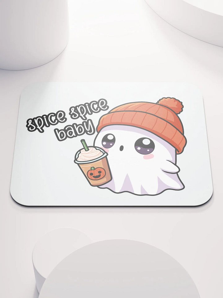 Spooky Spice Ghost Mouse Pad product image (1)